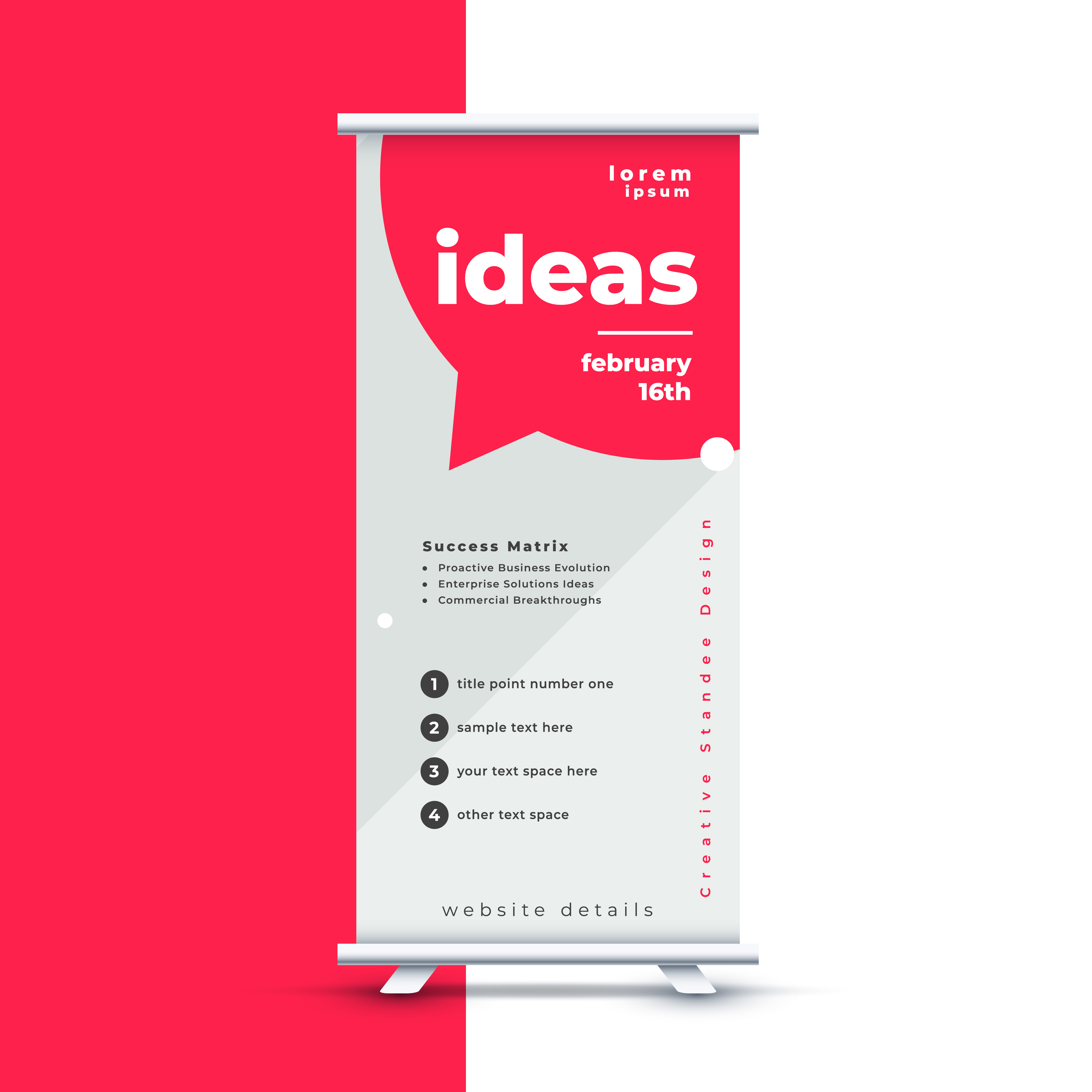 Pull-Up Banner Stand